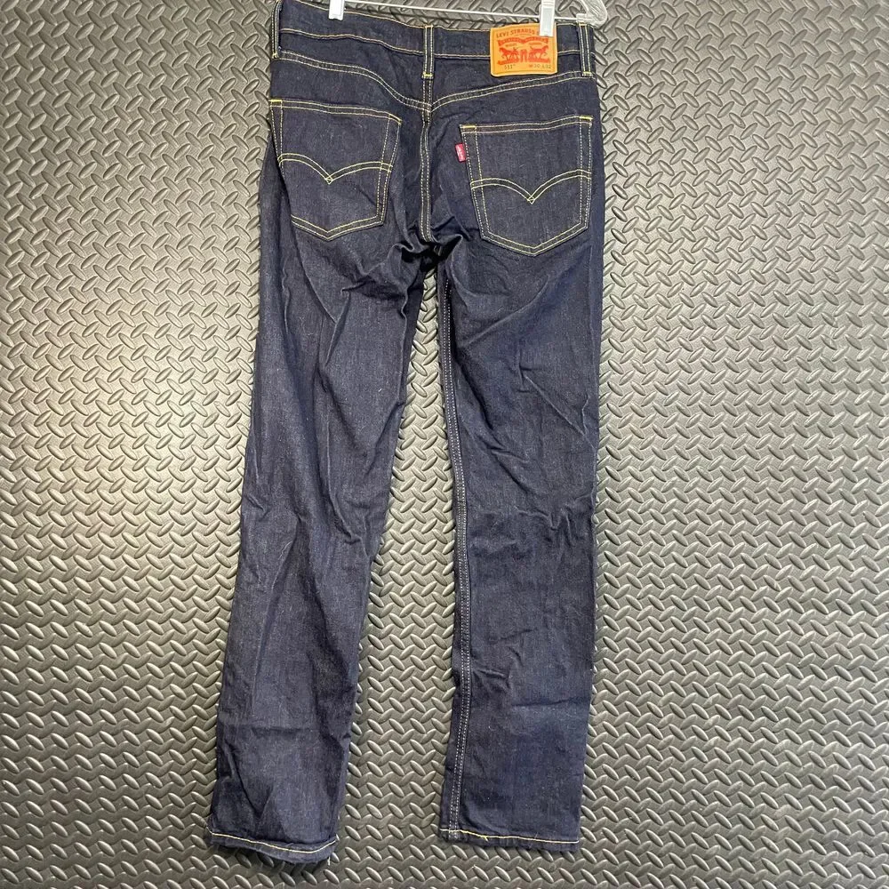 Levi's 511 Dark Blue Slim Fit Straight Leg Denim Jeans Men's Size‎ 30x32